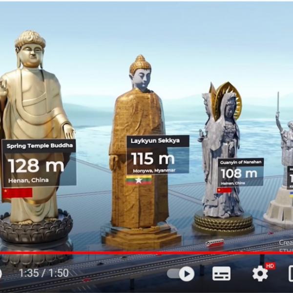日本のあの仏像もランクインした世界中の巨大像ランキング