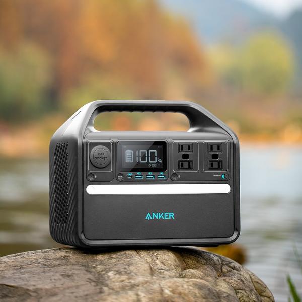 【新品・未使用】ANKER535ポータブル電源 10年寿命 Ankerが長寿命ポータブル電源の大容量・高出力モデル「Anker 535