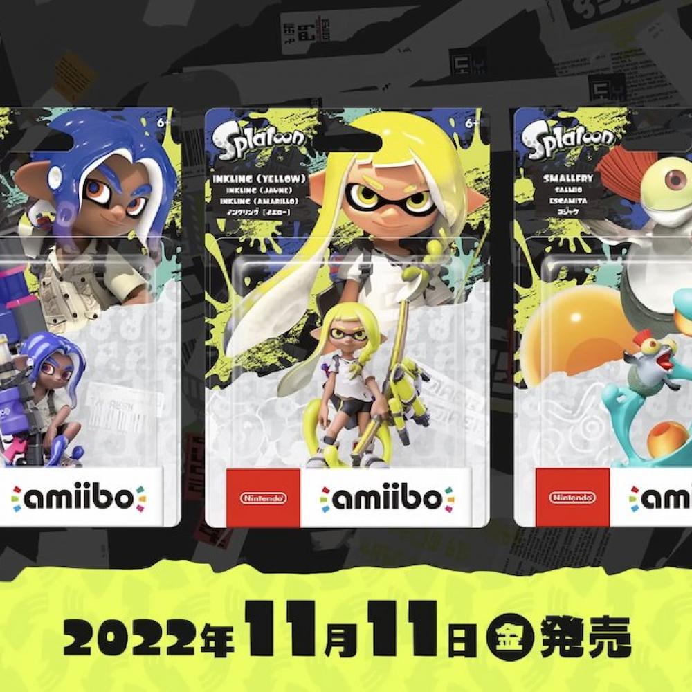 スプラトゥーン3」amiiboの発売日が決定！Nintendo TOKYOで抽選販売 