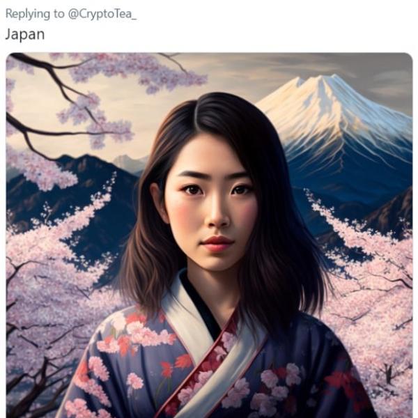 AIで各国を女性化したらこうなる 「男性版もみてみたい」「結構偏見が強いAI」