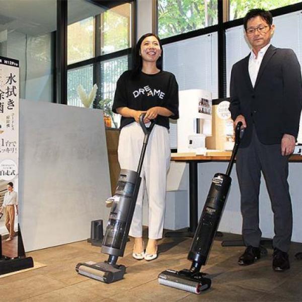 生卵も吸引しきれいに復元！ Dreameドリーミー水拭きコードレス掃除機