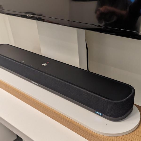 ゼンハイザーがコンパクトながら7.1.4chのサラウンドに対応するサウンドバー「AMBEO Soundbar | Mini」を9月14日発売へ