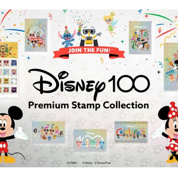 ディズニー創立100周年を記念した限定デザインの「フレーム切手セット