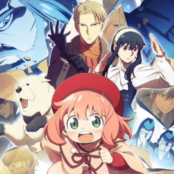 スパイファミリー　ローソンアプリくじ　額縁入りオリジナル書き下ろしイラスト スパイファミリー ローソンアプリくじ 額縁入りオリジナル