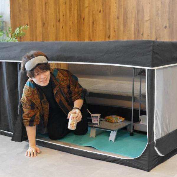 家族がいても「ぼっち」になれる最高のボックス発売！ サンコーの家ナカ秘密基地テント
