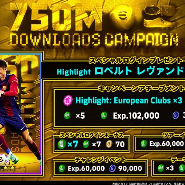 eFootball 2024」が世界累計7.5億ダウンロード突破！メッシ選手直筆