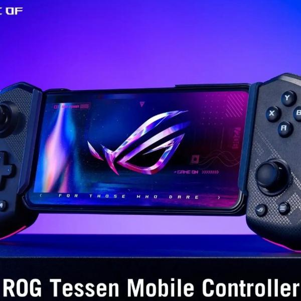 折り畳み可能なAndroid向けコントローラー「ROG Tessen Mobile