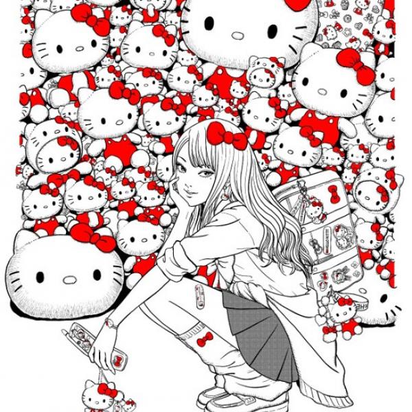 伊藤潤二とサンリオキャラクターズのコラボが発表 ｜ ガジェット通信