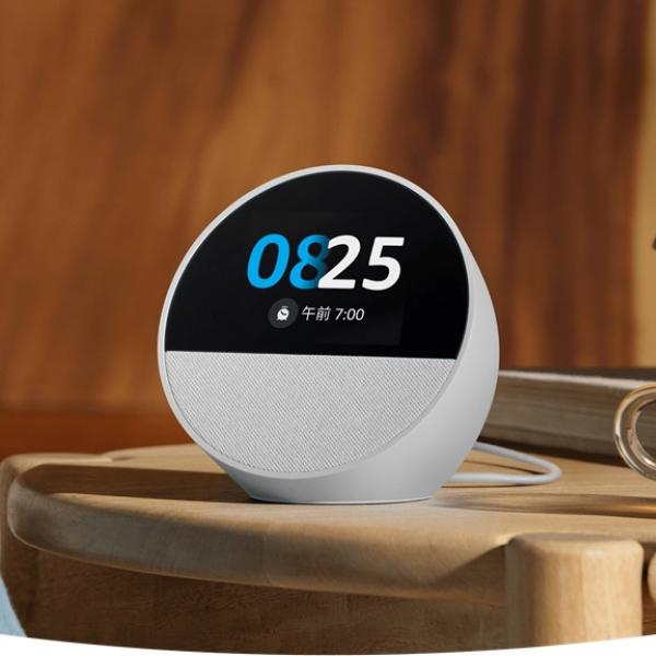 Echo Spot エコースポット 読み返し スマートアラームクロック with Alexa ブラック 2024年発売