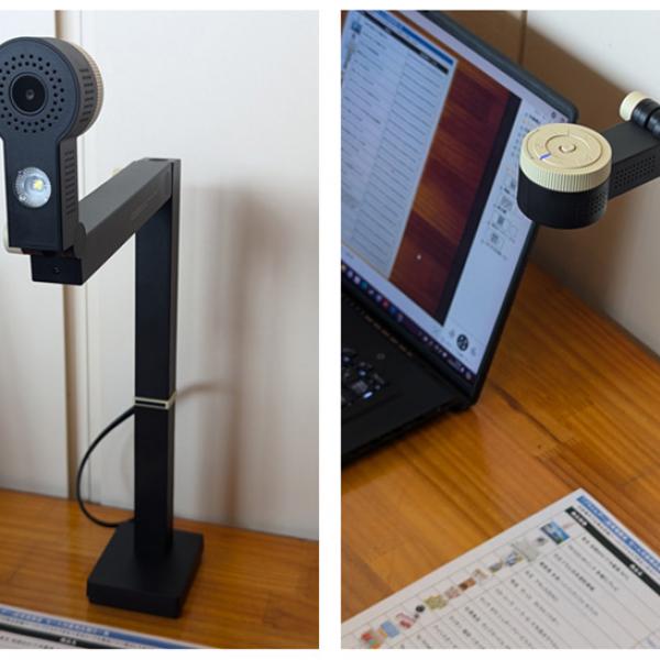 ウェブカメラにもなるコンパクトなオーバーヘッドスキャナー「CZUR