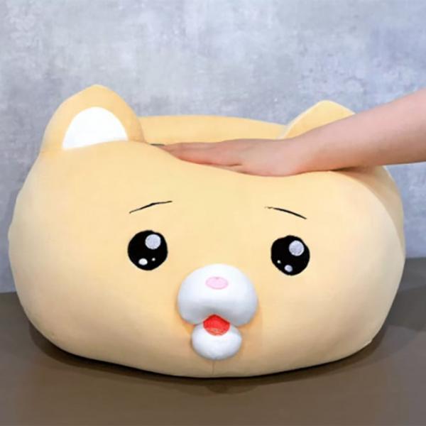 モフ缶の「泣きむし猫のキィちゃんクッション化プロジェクト