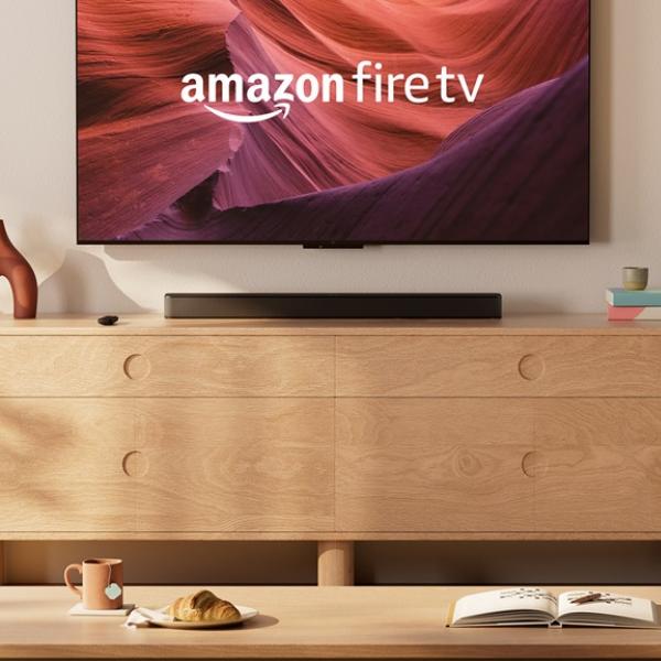 Fire TVシリーズと連携するサウンドバー「Fire TV Soundbar Plus」が