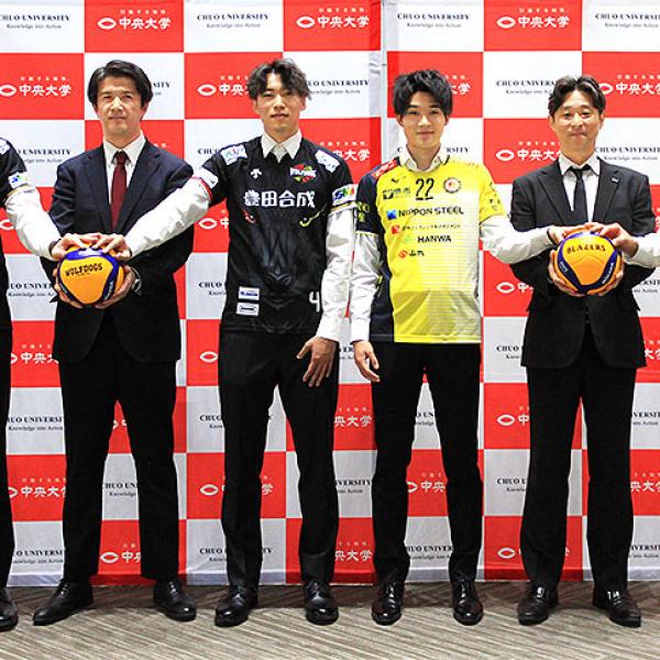 石川祐希を輩出した中央大学 バレーボール部 澤田晶 山崎真裕 がウルフ