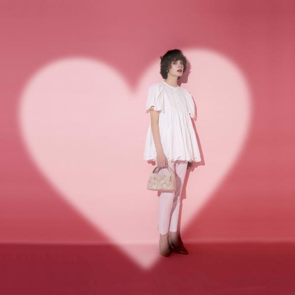 セルフォード　完売　HANAE MORIコラボ　ハートエンブロイダリーチュニック CELFORDと日本が世界に誇るオートクチュールブランド「HANAE MORI」と