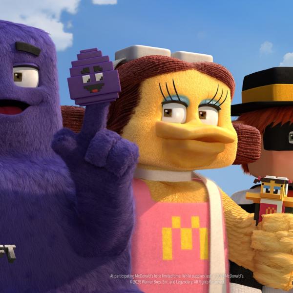 アメリカのマクドナルドが映画『マインクラフト／ザ・ムービー』と