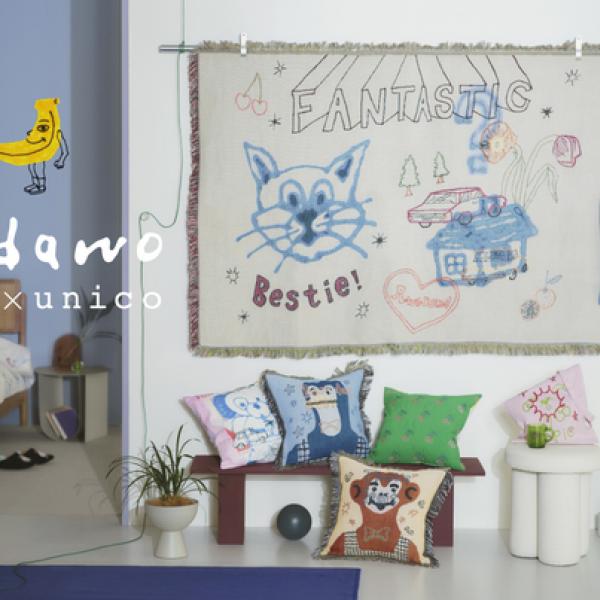 unico」がRidawoさんのユニークなイラストを活かした全8アイテムを発売