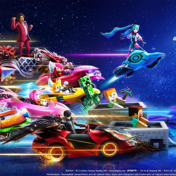 ソニックレーシング　クロスワールド　B2サイズのポスター ダミージャケット ソニックレーシング クロスワールド B2サイズのポスター ダミー