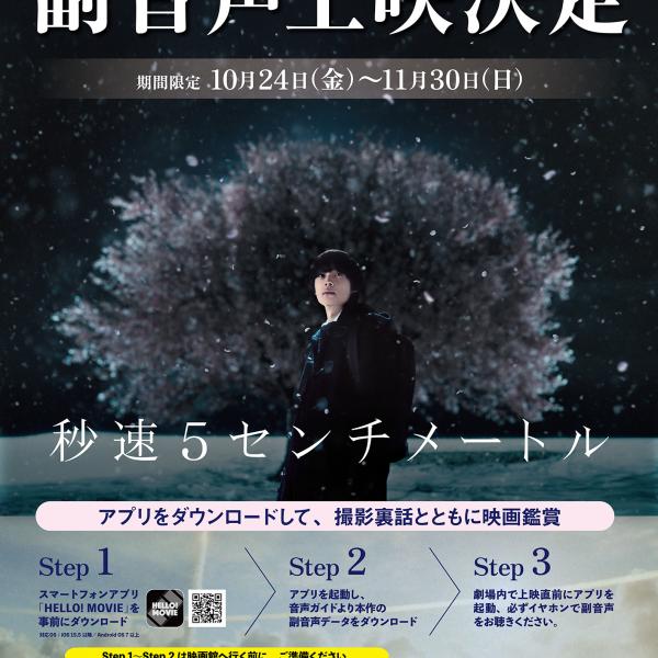 秒速5センチメートル 映画告知ポスター 秒速5センチメートル 映画告知ポスター 秒速5センチメートル（2007