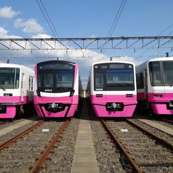 千葉県】新津田沼駅から貸切列車で行く「ジェントルピンク4車種 撮影会