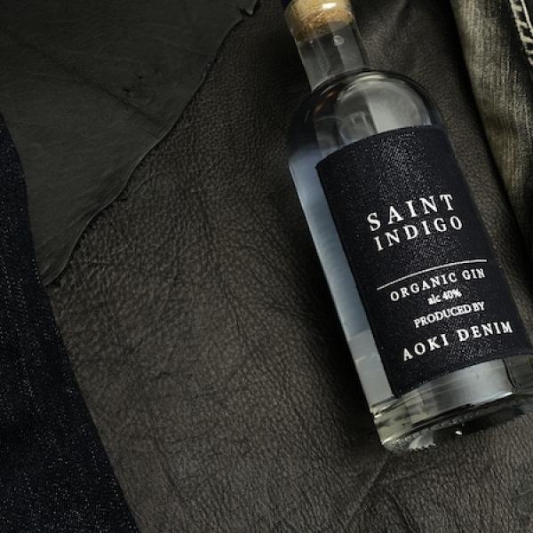 デニム職人とクラフトジン創作家による藍色のクラフトジン「SAINT