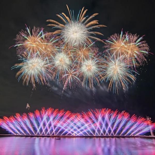 大阪府貝塚市】荒天中止の大阪・二色の浜花火イベント「JAPAN
