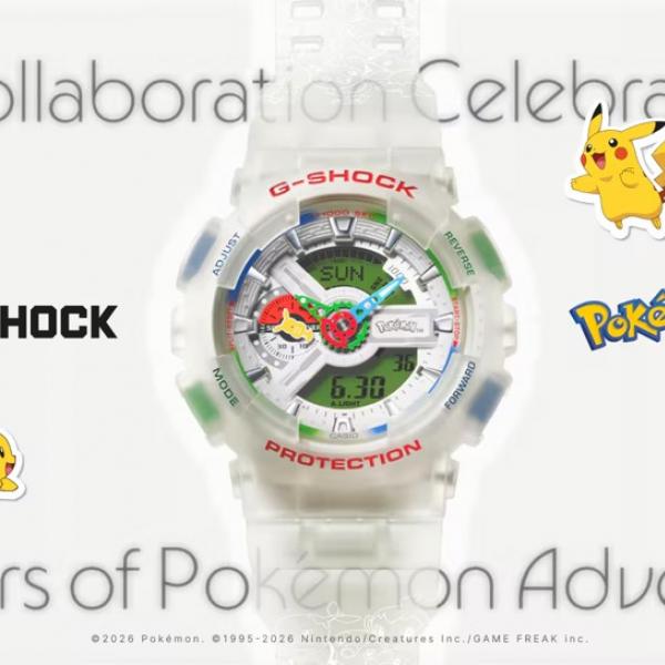 ポケモン30周年を記念したG-SHOCKコラボモデル「GA-110PKM-7AJR」の