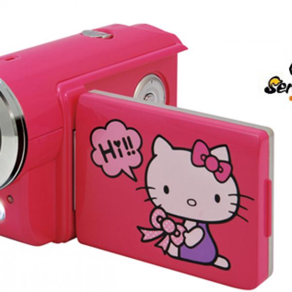 Hello Kitty HDビデオカメラ 本体 子どもが思わず笑顔に！ キティちゃんのデジタルビデオカメラ『Hello
