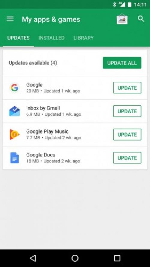 Google Playストアの新しい マイアプリ には更新アプリ専用のタブが追加 ガジェット通信 Getnews