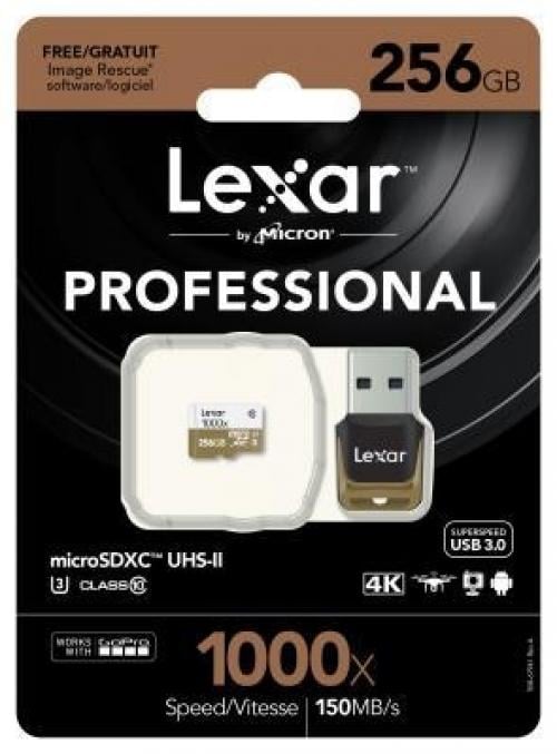 Lexar、U3に対応した256GBのMicro SDカード「Professional 1000x microSDXC UHS-II」を発表 ｜  ガジェット通信 GetNews