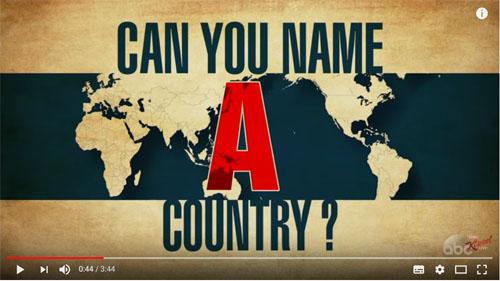 動画：アメリカ人は大陸レベルの世界地理すら把握していない模様　アフリカ大陸は1つの大きな国だった？