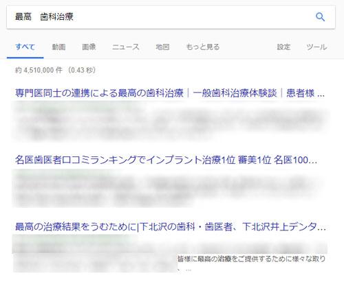 医院のサイト、医療広告ガイドラインに抵触していませんか？（(続)とある最底辺歯科医の戯れ言集）