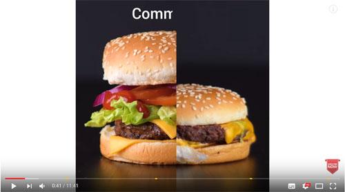 動画：食品CM撮影現場のトリック　理想と現実の格差はこうして生まれる
