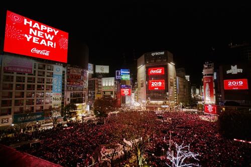 平成最後の年越し祝う渋谷カウントダウンに12万人が参加　その裏側で“きれいな街で元旦を迎える”ための活動も