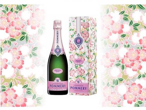 ポメリー ブリュット・ロゼに美しい“花咲”デザインが登場