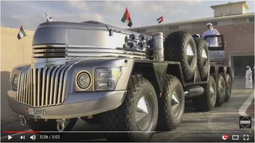 車輪10個の世界最大のSUV『Dhabiyan』