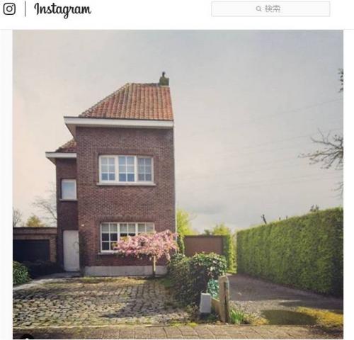 ベルギーって風変わりな一軒家が多いんだね　Instagramに写真多数