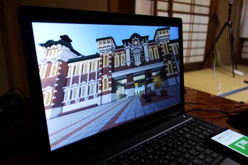JR深谷駅がほぼ完成！　合宿に集まった学生たちが『Minecraft』で街のシンボルとなる建物や街並みを再現する“ぼくクラ”春合宿が終了
