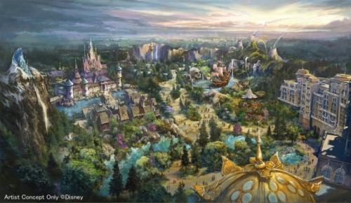 『東京ディズニーシー』新テーマポート名称が「ファンタジースプリングス」に決定！　“魔法の泉が導くディズニーファンタジーの世界”がテーマ