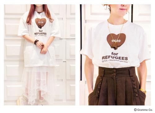 6月20日は「世界難民の日」　『Q-pot.』が『LOVE for REFUGEES T-shirts』を発売