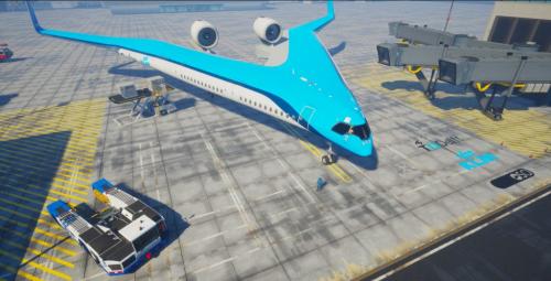KLMオランダ航空の次世代航空機『Flying-V』