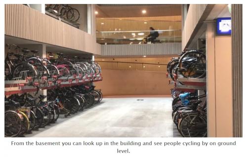 自転車大国オランダに世界最大の駐輪場がフルオープン　1万2500台の自転車を収容可能