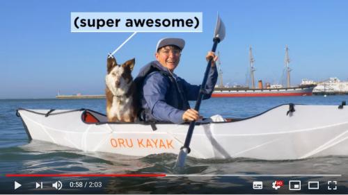 折り畳めるカヤック「Oru Kayak Inlet」がKickstarterに登場