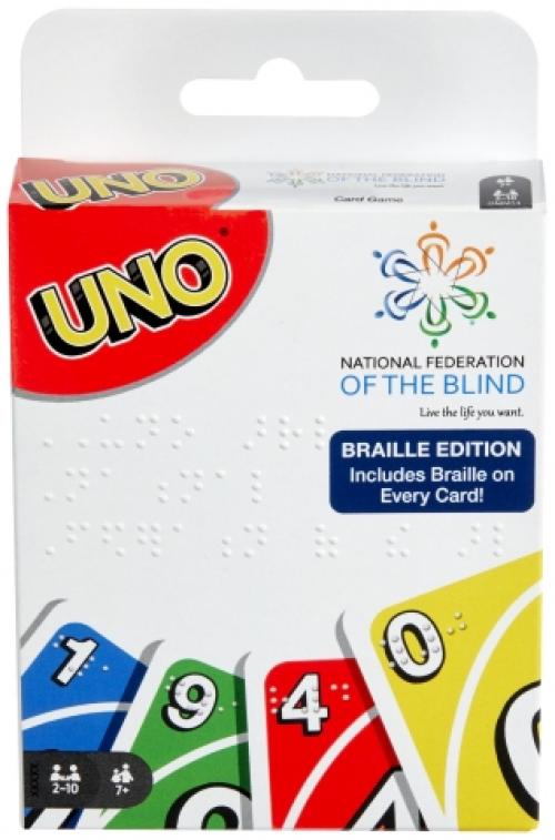 マテルがUNOの点字版「UNO Braille」を発表