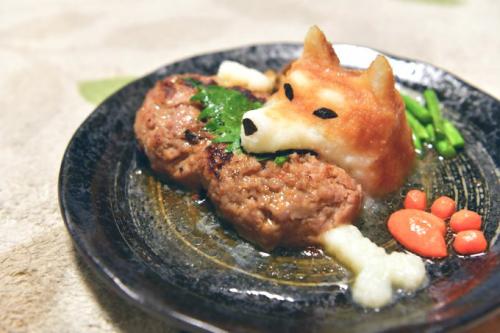 柴犬の おろしハンバーグ に 可愛い過ぎて食べられません ワンダフル 感嘆の声 ガジェット通信 Getnews