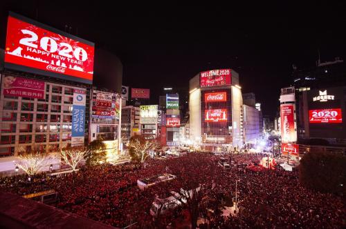 4回目となる渋谷カウントダウンに約11万人参加　令和最初の年越し祝う