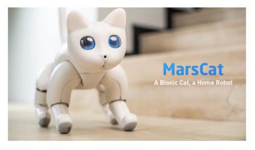ネコ型ロボットの「MarsCat」がクラウドファンディング中