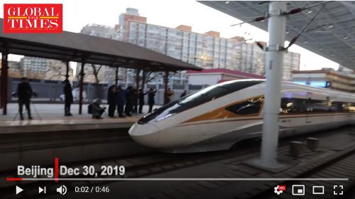北京オリンピックに向け中国で最高時速350kmの京張高速鉄道が運行開始　顔認証システムや5Gを採用した”スマートトレイン”