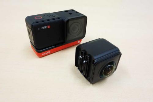 レンズやディスプレイを組み替えられるモジュール式アクションカメラ「Insta360 ONE R」フォトレビュー