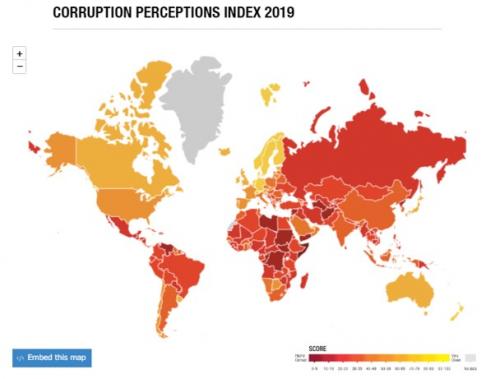 日本の汚職レベルの順位は？ 2019年度の「腐敗認識指数（Corruption Perceptions Index）」発表