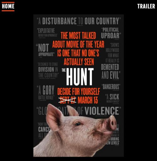 銃乱射事件で公開見送りだった『The Hunt（原題）』 3月13日に全米公開へ
